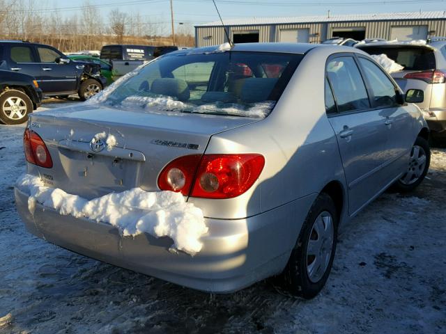 2T1BR30E18C888786 - 2008 TOYOTA COROLLA CE SILVER photo 4