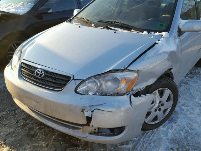 2T1BR30E18C888786 - 2008 TOYOTA COROLLA CE SILVER photo 9