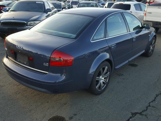 WAUZL64B41N085245 - 2001 AUDI A6 4.2 QUA BLUE photo 4