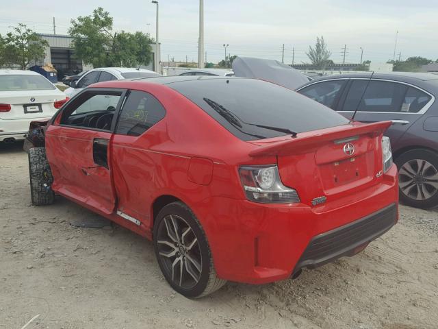 JTKJF5C76GJ015866 - 2016 TOYOTA SCION TC RED photo 3