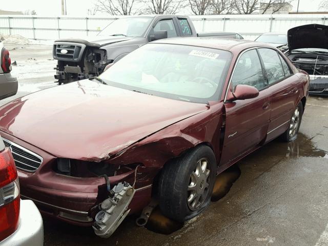 2G4WB55K7Y1146306 - 2000 BUICK REGAL LS MAROON photo 2