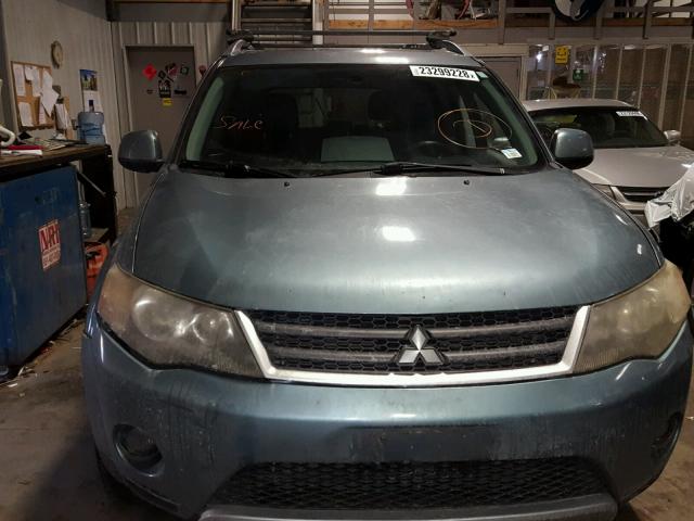 JA4MT41XX7Z004648 - 2007 MITSUBISHI OUTLANDER BLUE photo 9