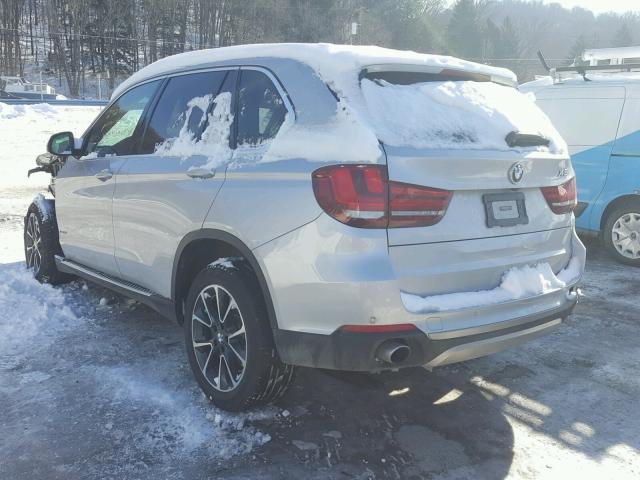 5UXKR0C57G0S86945 - 2016 BMW X5 XDRIVE3 SILVER photo 3