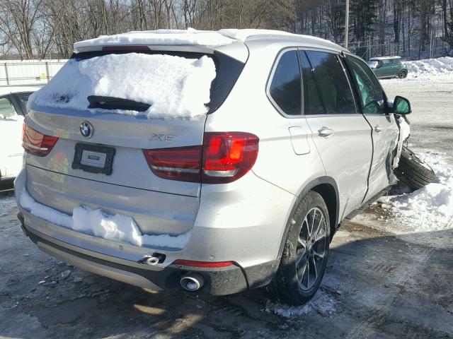 5UXKR0C57G0S86945 - 2016 BMW X5 XDRIVE3 SILVER photo 4