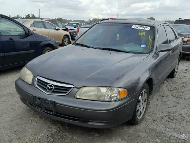 1YVGF22C215247437 - 2001 MAZDA 626 ES GRAY photo 2