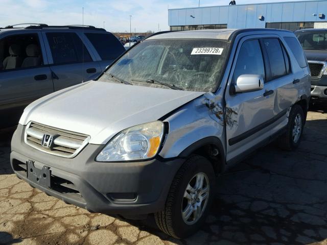 SHSRD78892U006603 - 2002 HONDA CR-V EX SILVER photo 2