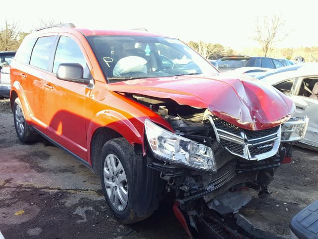 3C4PDCABXGT114606 - 2016 DODGE JOURNEY SE RED photo 1