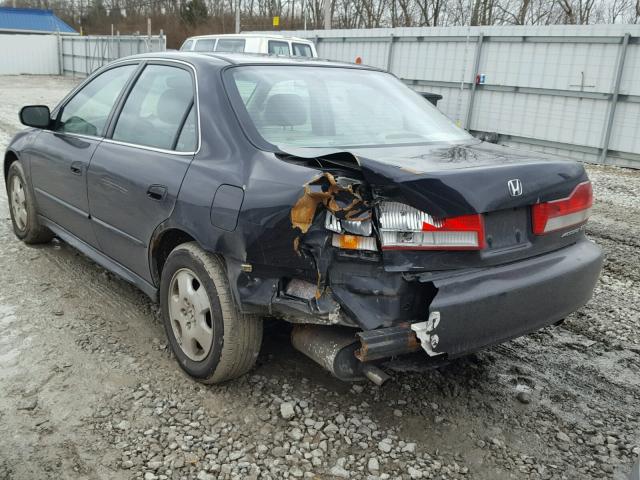 1HGCG16542A059701 - 2002 HONDA ACCORD EX BLACK photo 3