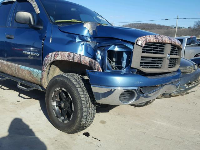 1D7HU18N56S521845 - 2006 DODGE RAM 1500 S BLUE photo 9