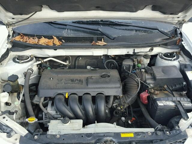 5Y2SL628X4Z416242 - 2004 PONTIAC VIBE WHITE photo 7