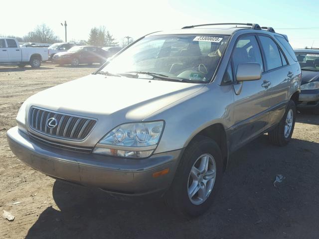 JTJHF10UX10180662 - 2001 LEXUS RX 300 TAN photo 2