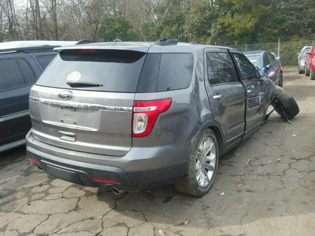 1FMHK7D87CGA90339 - 2012 FORD EXPLORER X GRAY photo 4