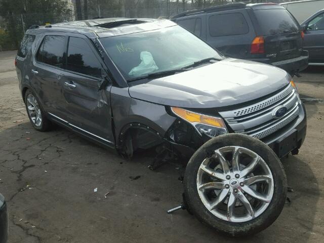 1FMHK7D87CGA90339 - 2012 FORD EXPLORER X GRAY photo 9