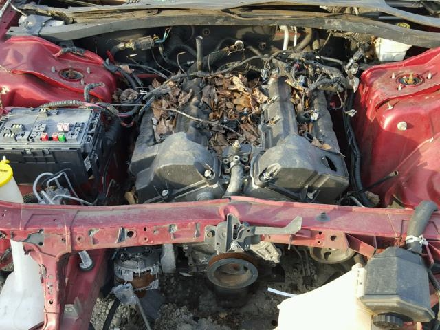 2B3KA43R18H144236 - 2008 DODGE CHARGER RED photo 7