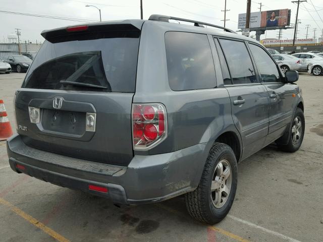 5FNYF28558B007942 - 2008 HONDA PILOT EXL GRAY photo 4