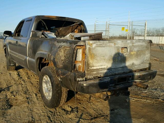 1GCEK19B86Z190905 - 2006 CHEVROLET SILVERADO CHARCOAL photo 3