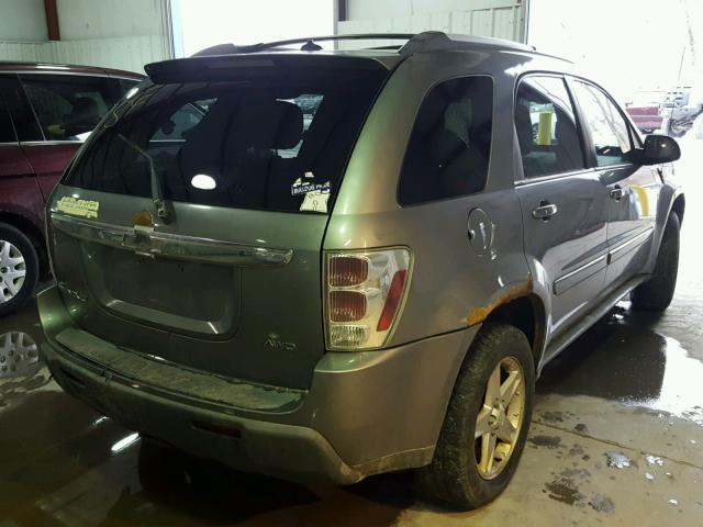 2CNDL73F256134391 - 2005 CHEVROLET EQUINOX LT GRAY photo 4