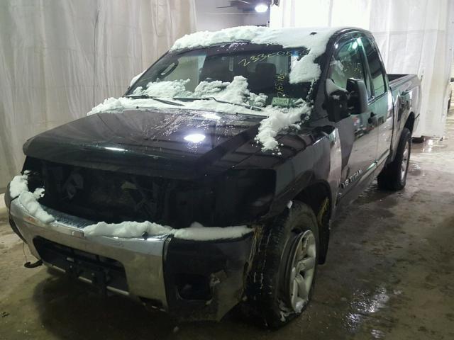 1N6AA06C48N318928 - 2008 NISSAN TITAN XE BLACK photo 2