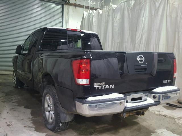 1N6AA06C48N318928 - 2008 NISSAN TITAN XE BLACK photo 3