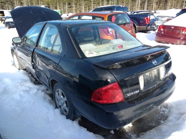 3N1CB51D95L453925 - 2005 NISSAN SENTRA 1.8 BLACK photo 3