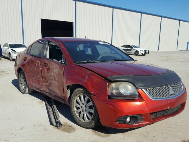 4A32B2FF5AE015203 - 2010 MITSUBISHI GALANT FE RED photo 1