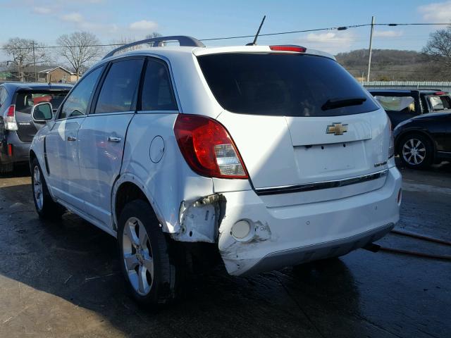 3GNAL4EKXDS581056 - 2013 CHEVROLET CAPTIVA LT WHITE photo 3