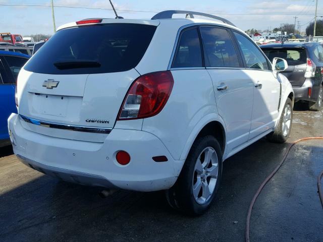 3GNAL4EKXDS581056 - 2013 CHEVROLET CAPTIVA LT WHITE photo 4