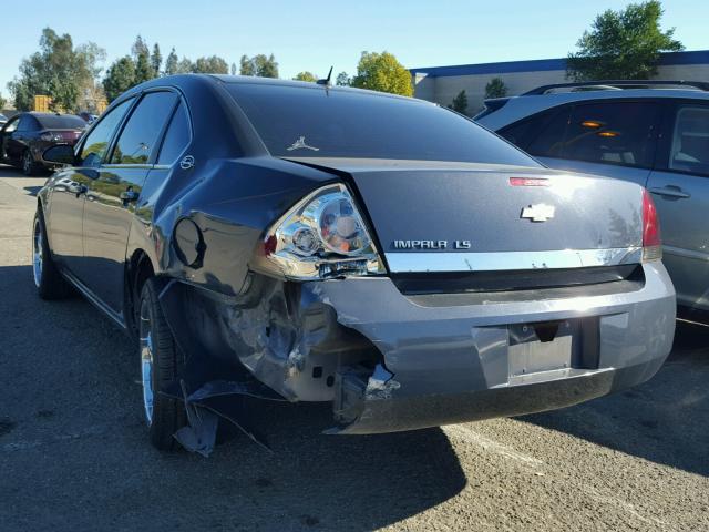 2G1WB58K889234338 - 2008 CHEVROLET IMPALA LS GRAY photo 3