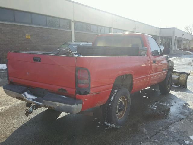 1B7JF26Z0TS664912 - 1996 DODGE RAM 2500 RED photo 4