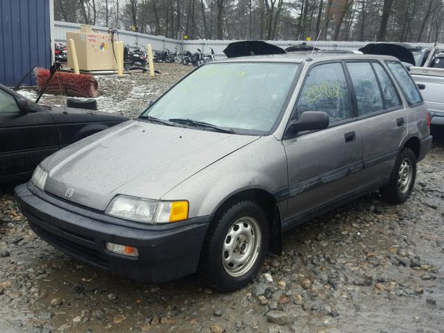 JHMEE2858LS007689 - 1990 HONDA CIVIC GRAY photo 2