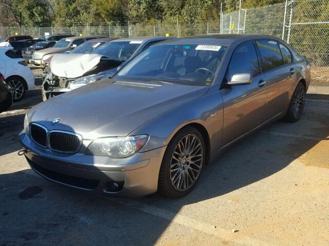 WBAHN83528DT82897 - 2008 BMW 750 LI GRAY photo 2