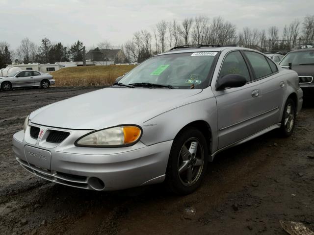 1G2NF52F93C148349 - 2003 PONTIAC GRAND AM S SILVER photo 2