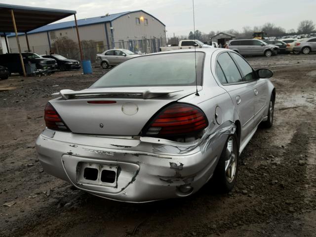 1G2NF52F93C148349 - 2003 PONTIAC GRAND AM S SILVER photo 4