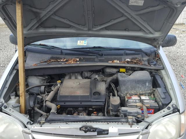 4T3ZF13C72U447697 - 2002 TOYOTA SIENNA LE SILVER photo 7