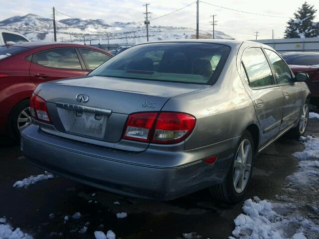 JNKDA31A93T107718 - 2003 INFINITI I35 GRAY photo 4