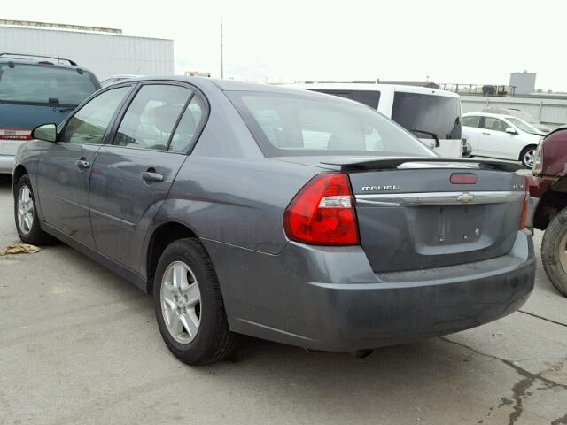 1G1ZT52815F274707 - 2005 CHEVROLET MALIBU LS 灰色 照片 3