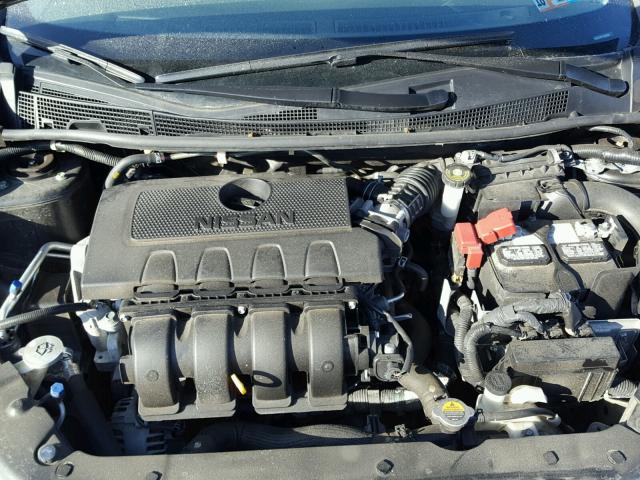 3N1AB7AP1FL682825 - 2015 NISSAN SENTRA S GRAY photo 7