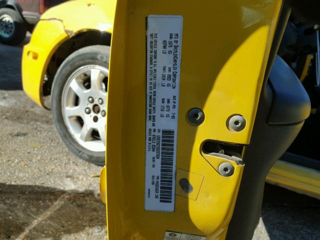 1B3ES56C93D257820 - 2003 DODGE NEON SXT YELLOW photo 10