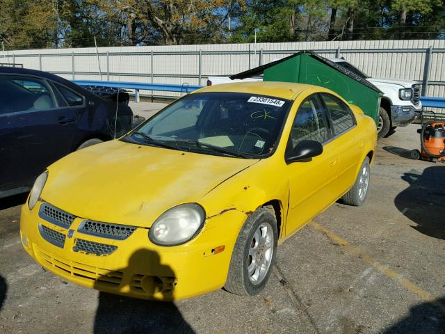 1B3ES56C93D257820 - 2003 DODGE NEON SXT YELLOW photo 2