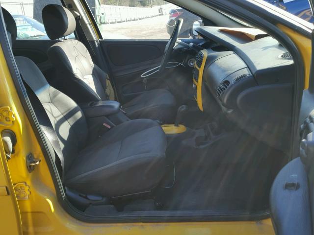 1B3ES56C93D257820 - 2003 DODGE NEON SXT YELLOW photo 5