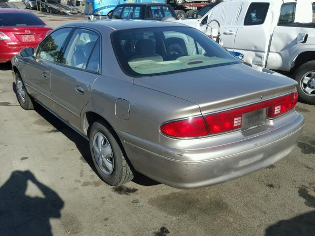 2G4WS52J221113913 - 2002 BUICK CENTURY CU BEIGE photo 3