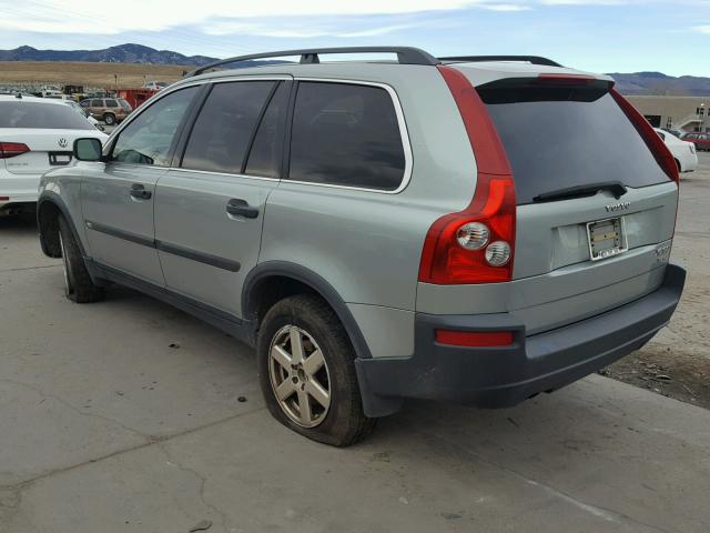 YV1CZ91H741073288 - 2004 VOLVO XC90 T6 SILVER photo 3