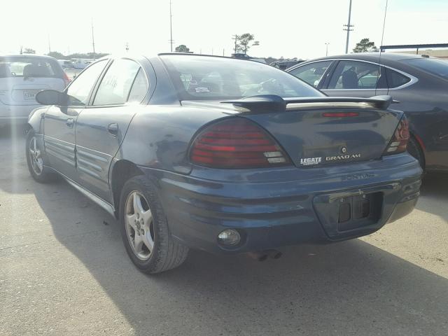 1G2NF52E62M647416 - 2002 PONTIAC GRAND AM S BLUE photo 3