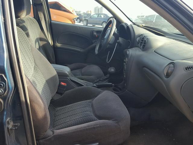 1G2NF52E62M647416 - 2002 PONTIAC GRAND AM S BLUE photo 5