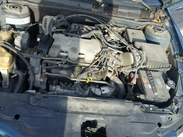 1G2NF52E62M647416 - 2002 PONTIAC GRAND AM S BLUE photo 7