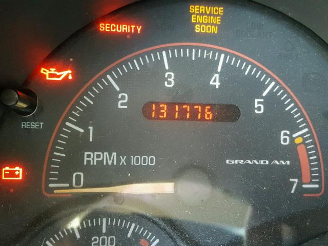 1G2NF52E62M647416 - 2002 PONTIAC GRAND AM S BLUE photo 8