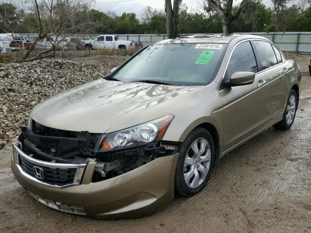 1HGCP26818A139319 - 2008 HONDA ACCORD EXL GOLD photo 2