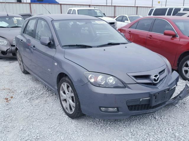 JM1BK143771764669 - 2007 MAZDA 3 HATCHBAC GRAY photo 1