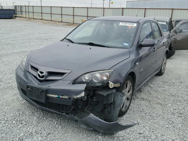 JM1BK143771764669 - 2007 MAZDA 3 HATCHBAC GRAY photo 2