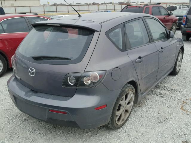 JM1BK143771764669 - 2007 MAZDA 3 HATCHBAC GRAY photo 4